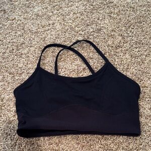 Elegant Black Sports Bra for Women